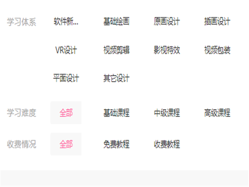 Java项目作品-课程体系项目